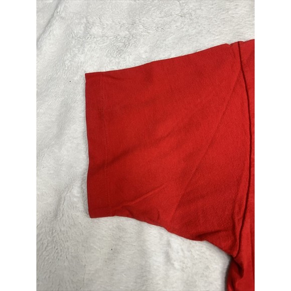 Vintage Detroit Red Wings 90's Pro Player Red Single Stitch T-Shirt Size Large - Picture 4 of 8